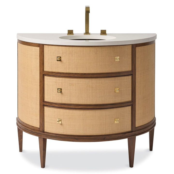 Vanities Marion Raffia Sink Chest