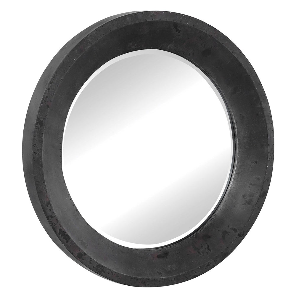 Frazier Round Industrial Mirror-Uttermost-UTTM-09589-Mirrors-2-France and Son