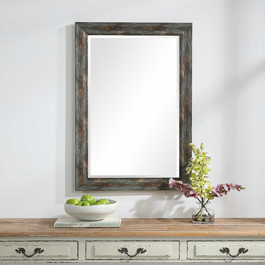 Owenby Mirror - Rustic Silver & Bronze-Uttermost-UTTM-09724-Mirrors-1-France and Son