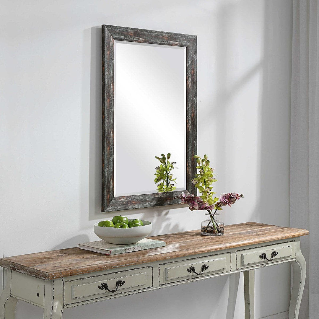 Owenby Mirror - Rustic Silver & Bronze-Uttermost-UTTM-09724-Mirrors-3-France and Son