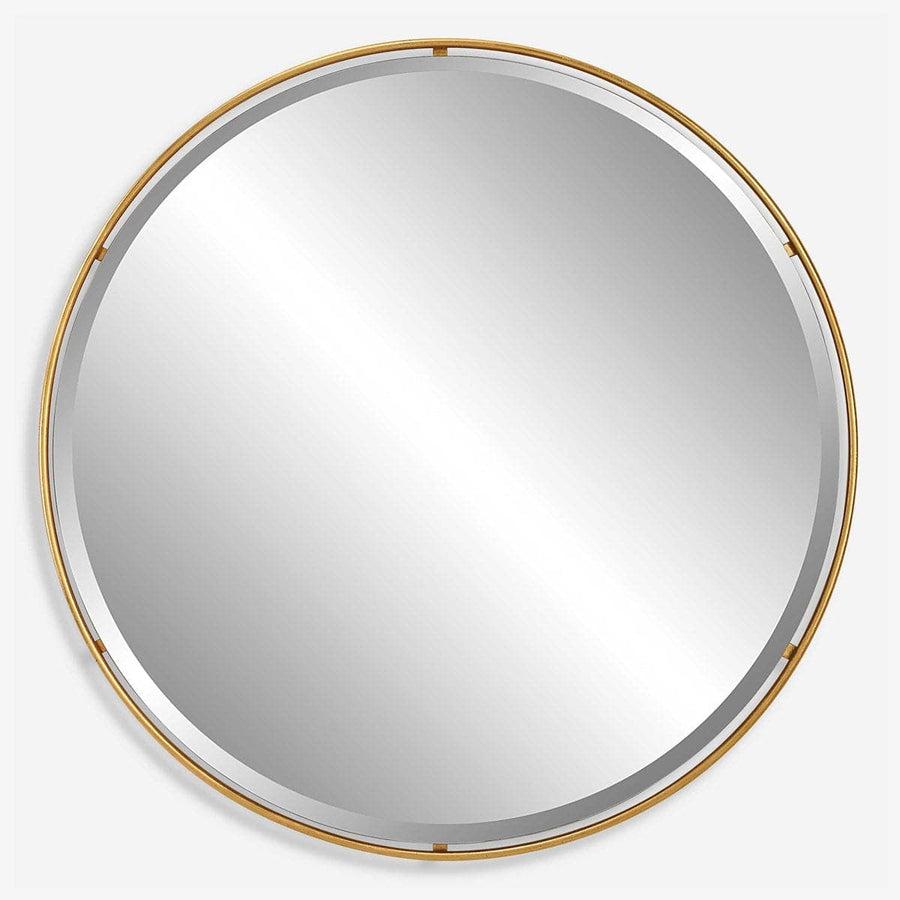 Canillo Gold Round Mirror-Uttermost-UTTM-09832-Mirrors-1-France and Son