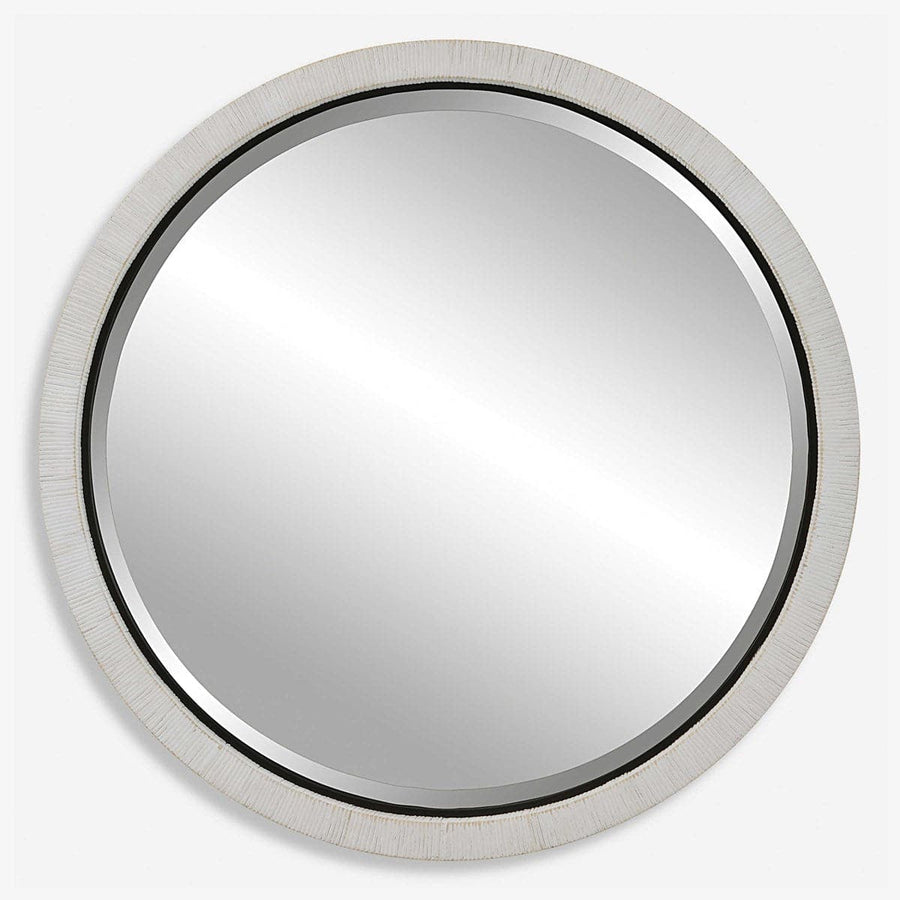 Granada Round Mirror - Whitewash-Uttermost-UTTM-09860-Mirrors-1-France and Son