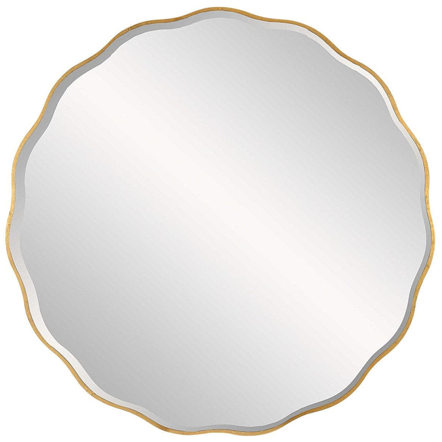 Aneta Large Gold Round Mirror-Uttermost-UTTM-09943-Mirrors-1-France and Son