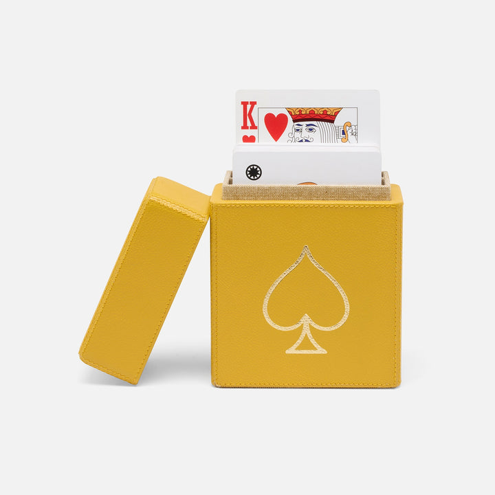 Aira, Dandelion, Card Box Set, Xlarge, Full-Grain Leather, Pack/2