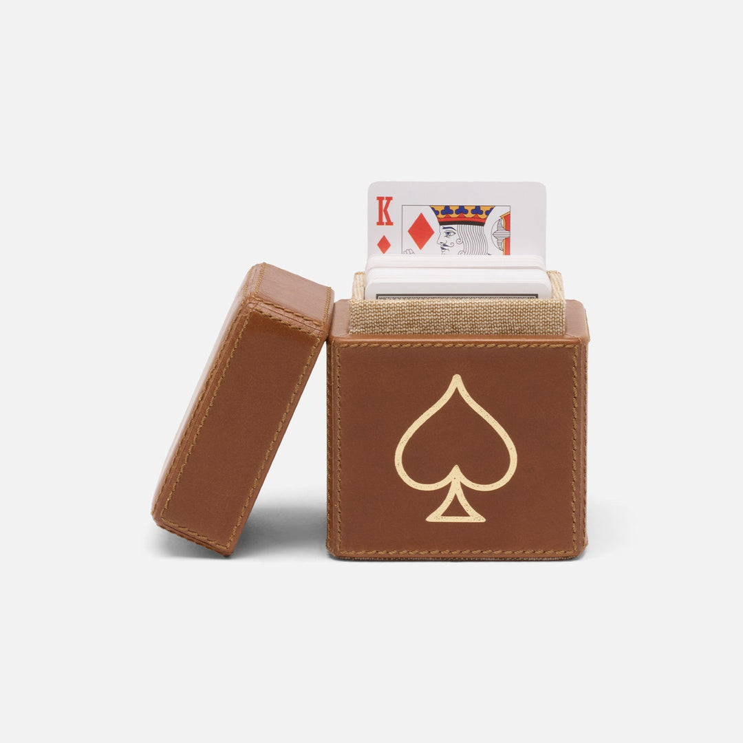 Aira, Saddle, Card Box Set, Standard, Full-Grain Leather, Pack/2