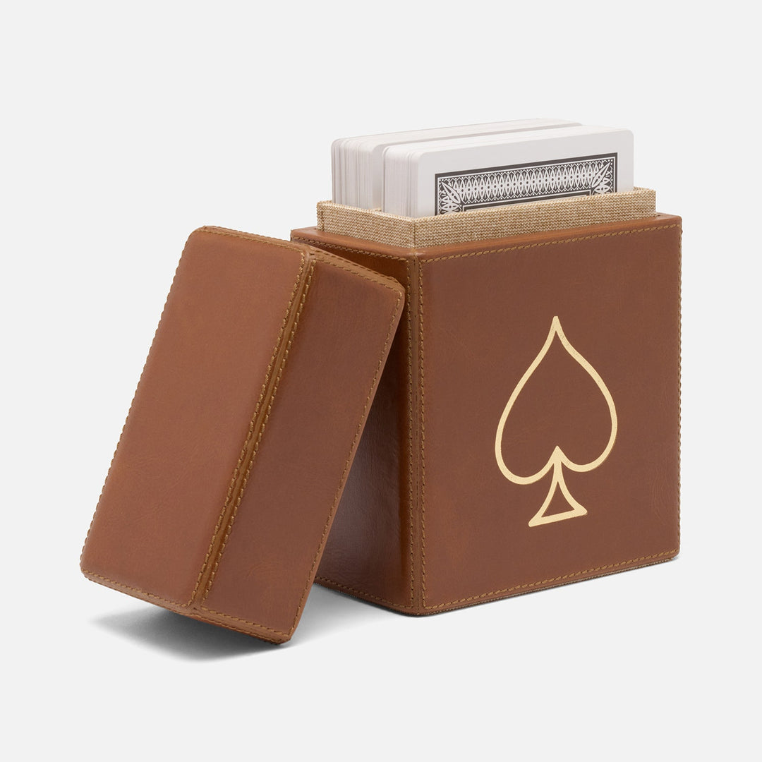 Aira, Saddle, Card Box Set, Xlarge, Full-Grain Leather, Pack/2