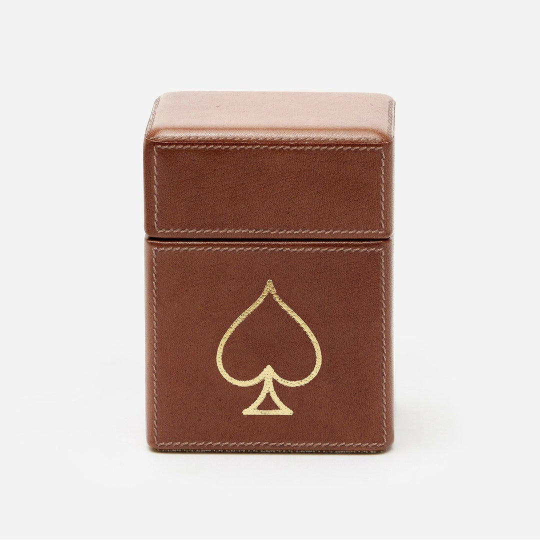 Aira, Tobacco, Card Box Set, Xlarge, Full-Grain Leather, Pack/2
