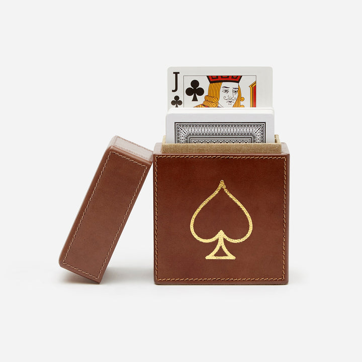 Aira, Tobacco, Card Box Set, Xlarge, Full-Grain Leather, Pack/2