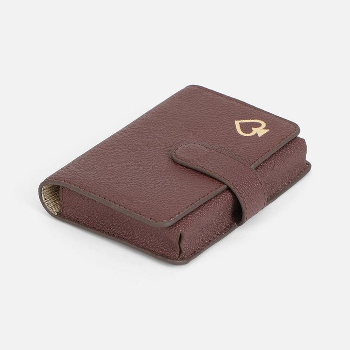 Avalon, Merlot, Travel Card Game Set, Full-Grain Leather