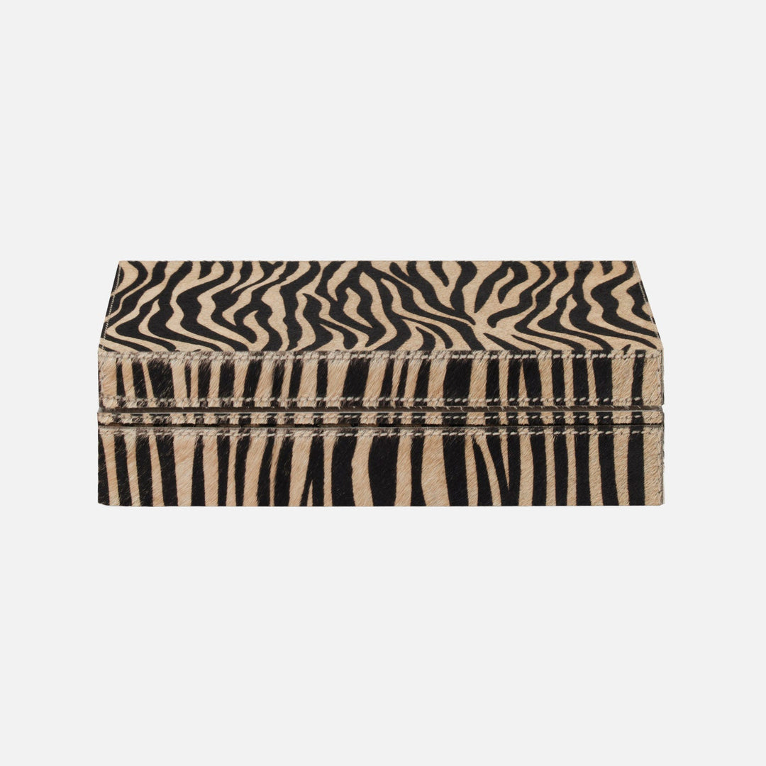 Lesten, Baby Tiger Print, Card Box, Hair-On-Hide, Pack/2