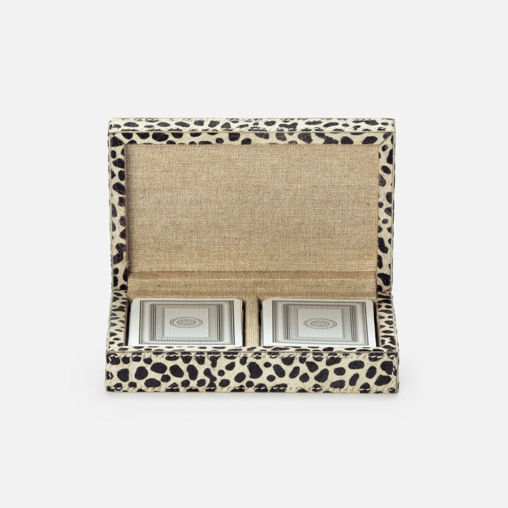 Lesten, Cheetah Print, Card Box, Hair-On Hide, M/2