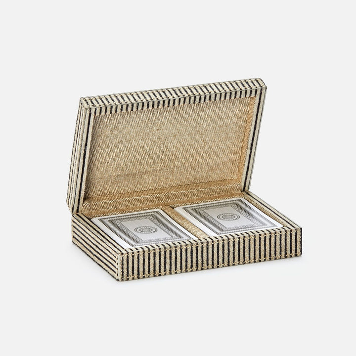 Lesten, Brown Candy Striped, Card Box, Hair-On Hide, M/2