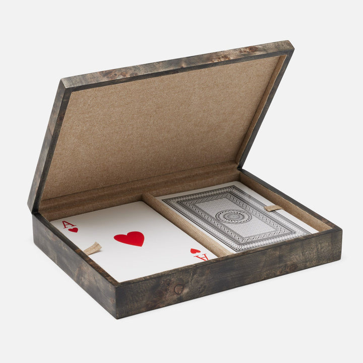 Windsor, Ash Gray, Card Box, Xlarge, Mappa Burl