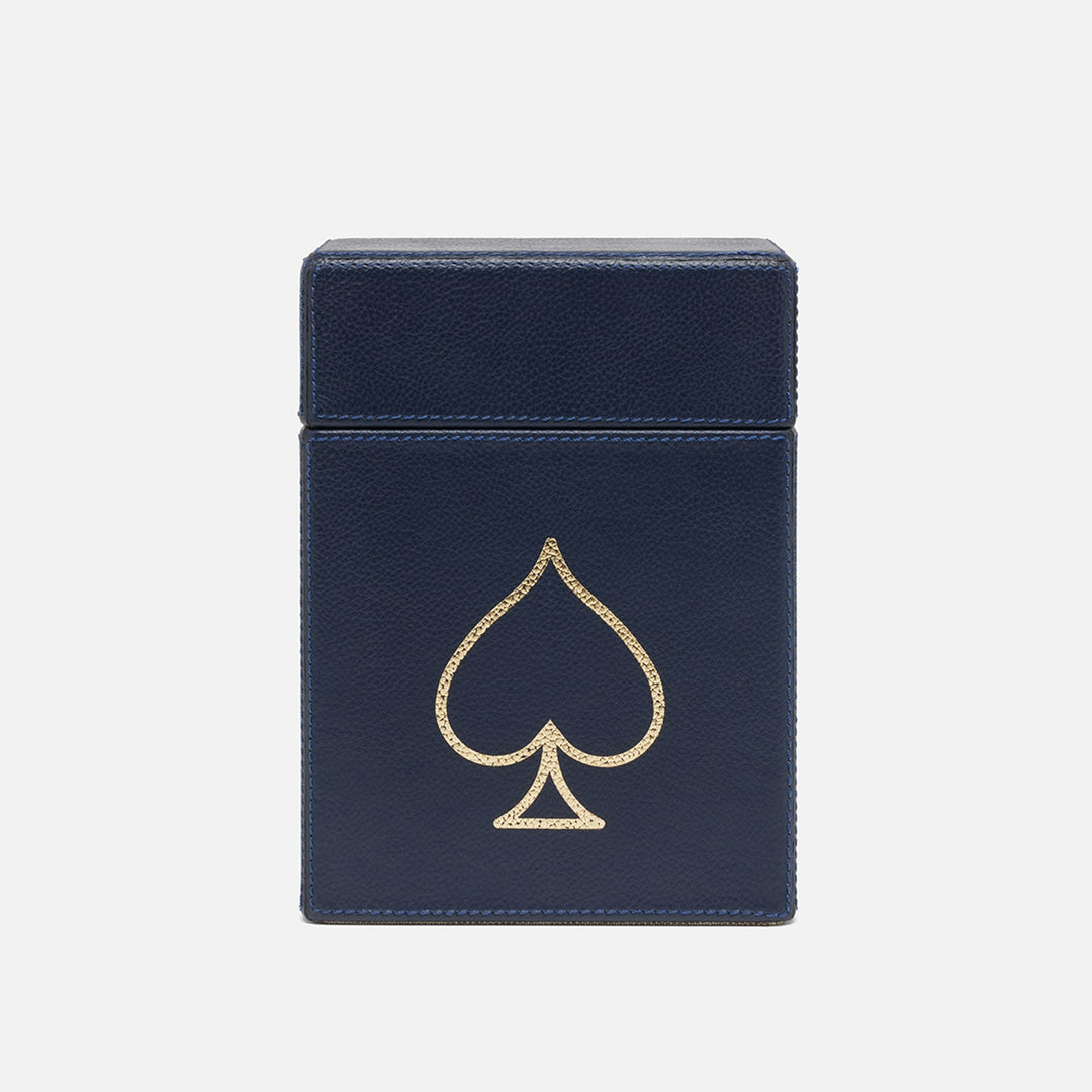 Aira, Dark Navy, Card Box Set, Xlarge, Full-Grain Leather, Pack/2
