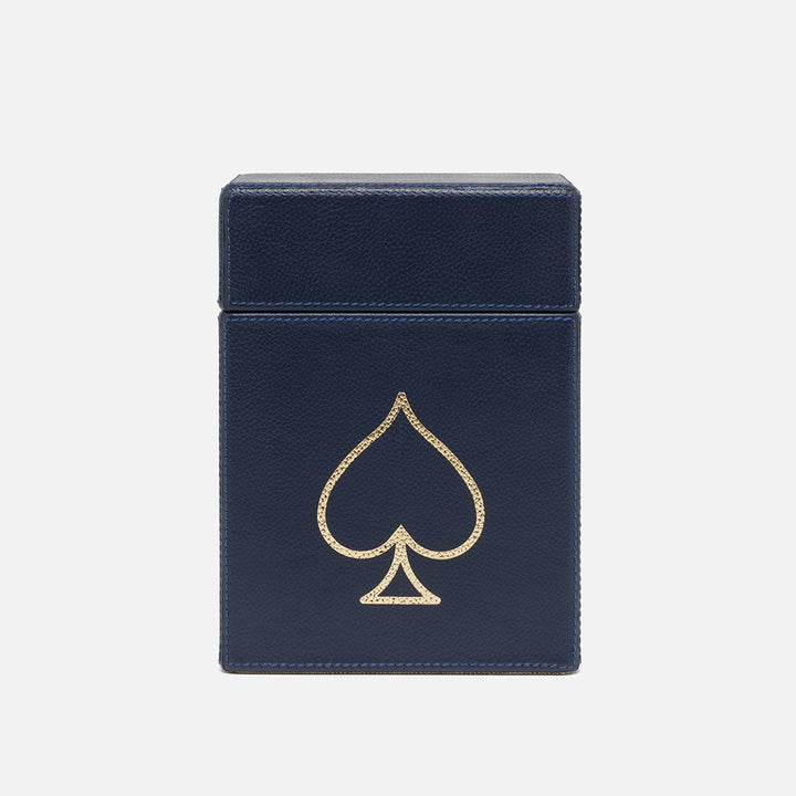 Aira, Dark Navy, Card Box Set, Xlarge, Full-Grain Leather, Pack/2
