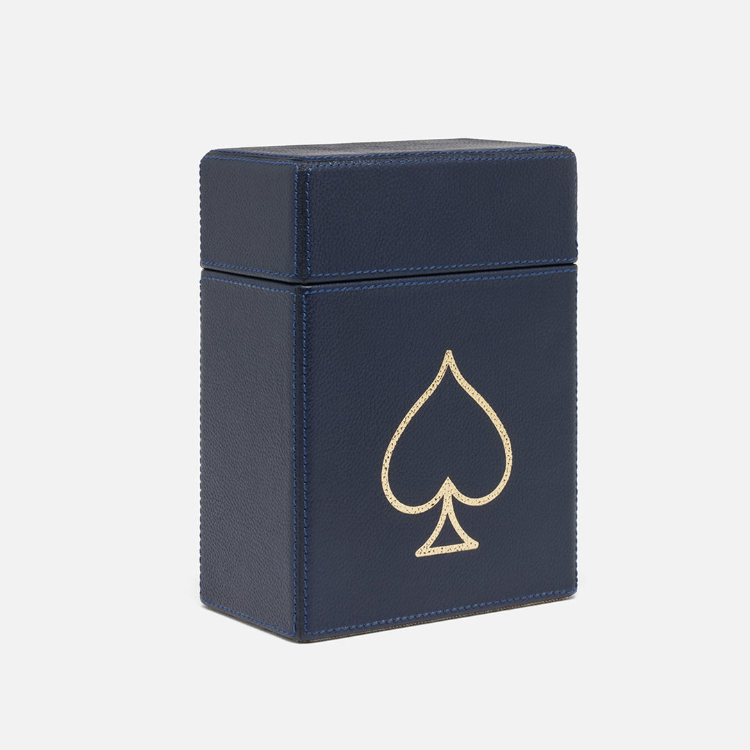Aira, Dark Navy, Card Box Set, Xlarge, Full-Grain Leather, Pack/2
