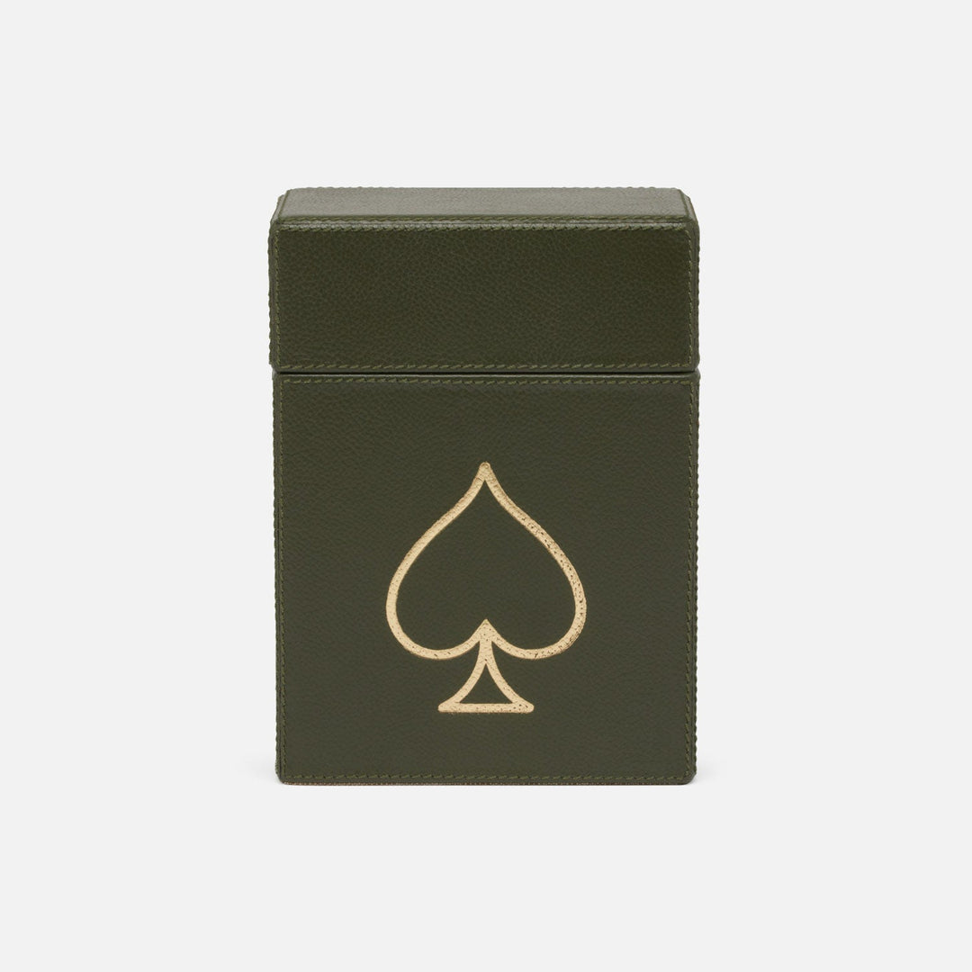 Aira, Forest Green, Card Box Set, Xlarge, Full-Grain Leather, Pack/2