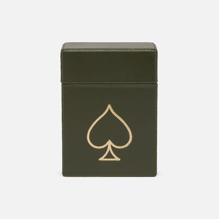 Aira, Forest Green, Card Box Set, Xlarge, Full-Grain Leather, Pack/2