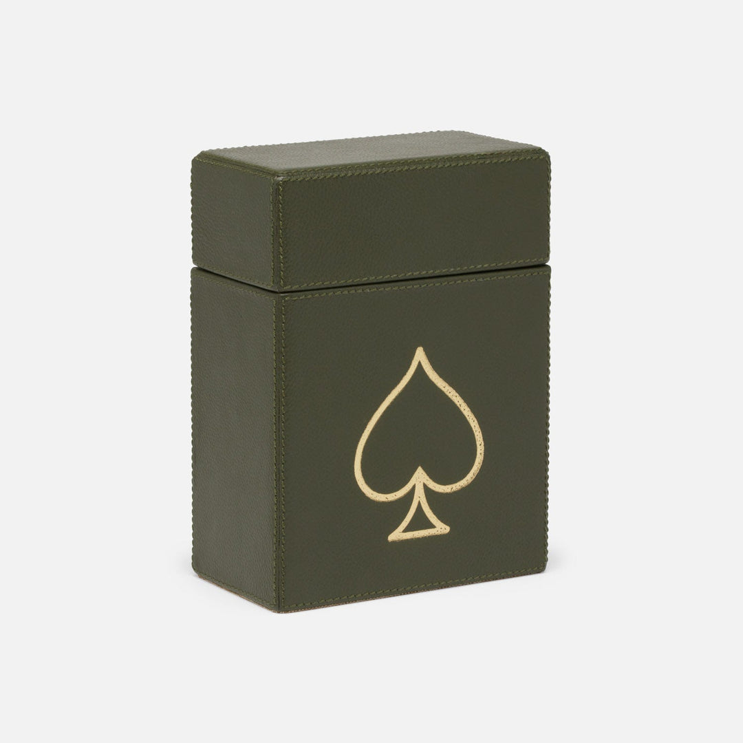 Aira, Forest Green, Card Box Set, Xlarge, Full-Grain Leather, Pack/2
