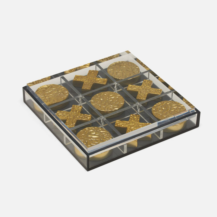 Alzey, Clear/Gray, Tic Tac Toe Set, Acrylic