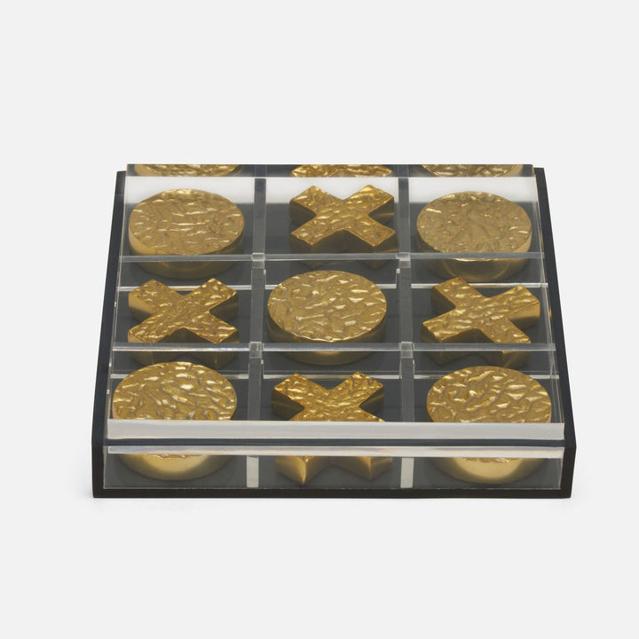 Alzey, Clear/Gray, Tic Tac Toe Set, Acrylic