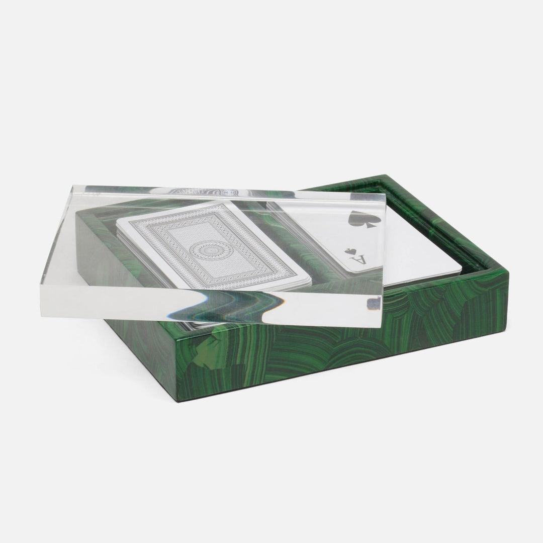 Barrington, Faux Malachite, Card Box Set, M/2