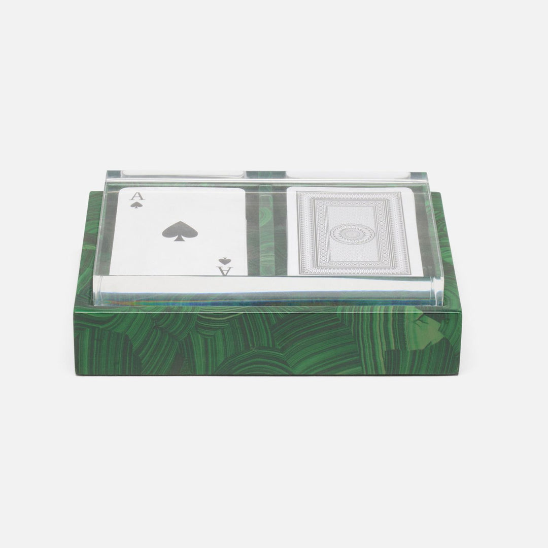 Barrington, Faux Malachite, Card Box Set, M/2