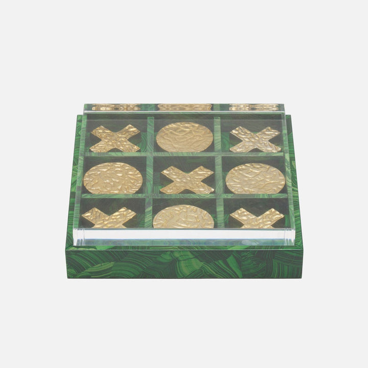 Barrington, Faux Malachite, Tic Tac Toe Box Set