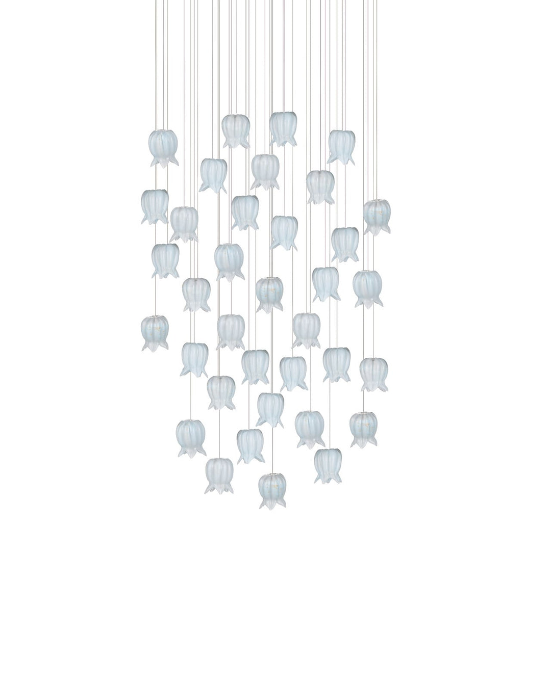Pendants:Multi Polpo Blue 36-Light Round Multi-Drop Pendant