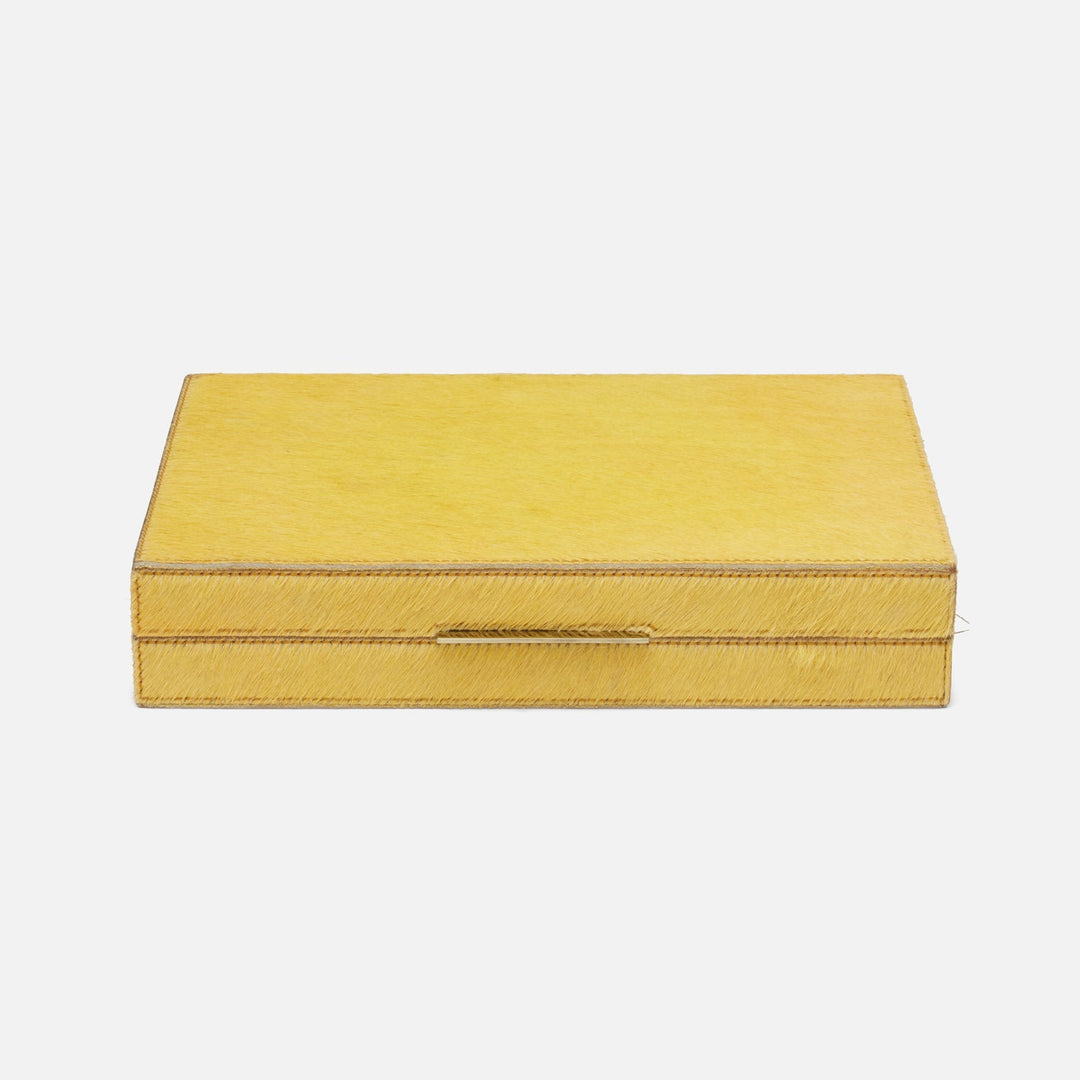 Castelo, Goldenrod, Backgammon, Game Set, Small, Hair-On-Hide