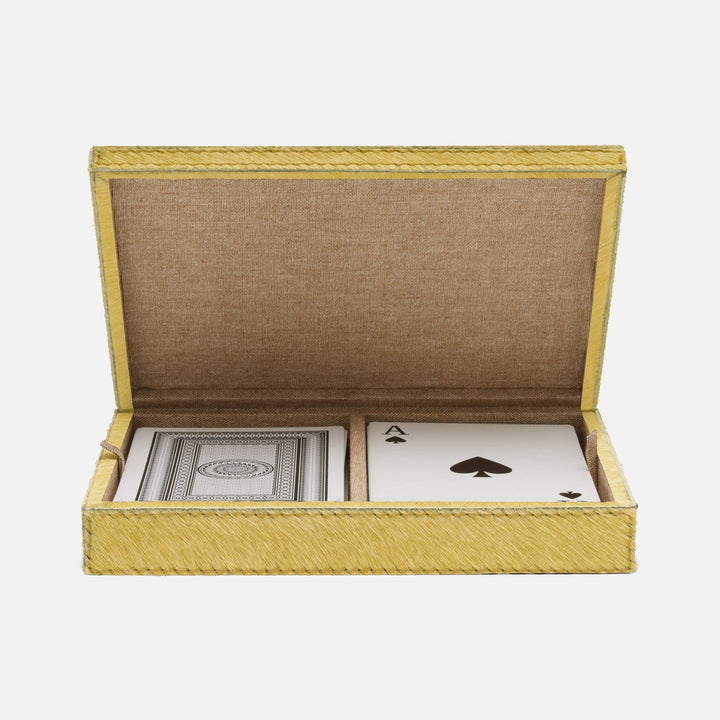 Castelo, Goldenrod, Card Box,Xl, Hair-On-Hide, Pack/2