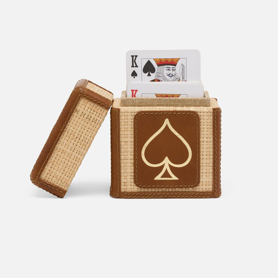Hanford, Natural/Saddle, Card Box Set, Standard, Full-Grain Leather, Pack/2
