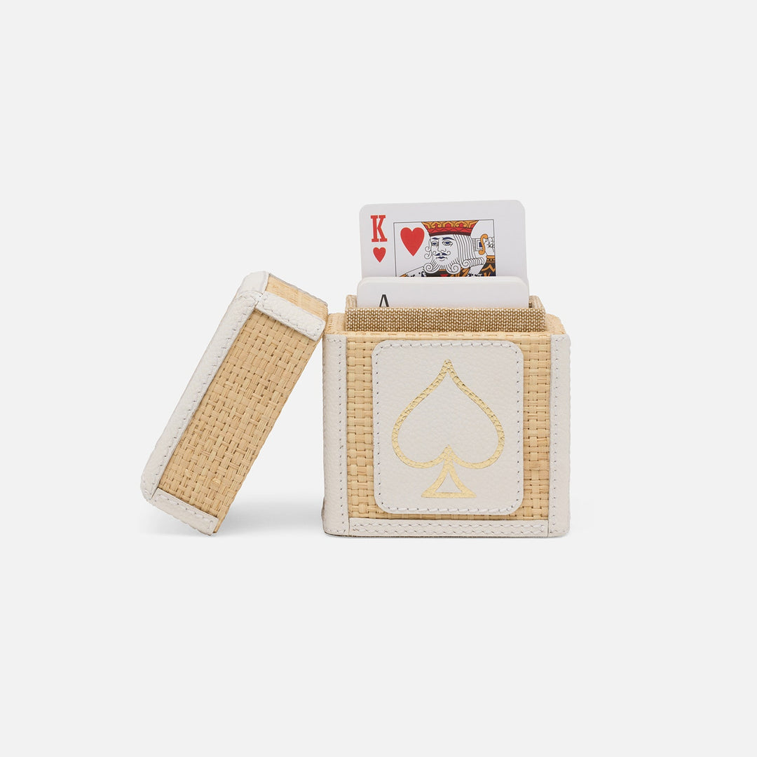 Hanford, Natural/White, Card Box Set, Standard, Full-Grain Leather, Pack/2