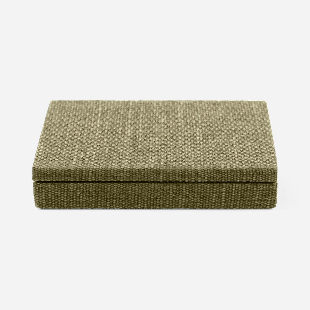 Preston, Dark Green, Card Box, Xlarge, Cotton Jute