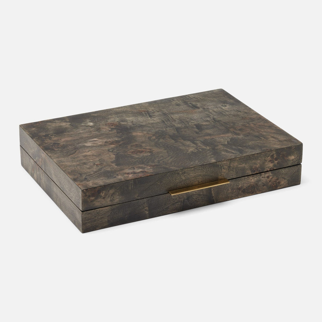 Windsor, Ash Gray, Backgammon, Game Set, Large, Mappa Burl