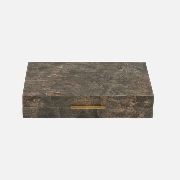 Windsor, Ash Gray, Backgammon, Game Set, Small, Mappa Burl