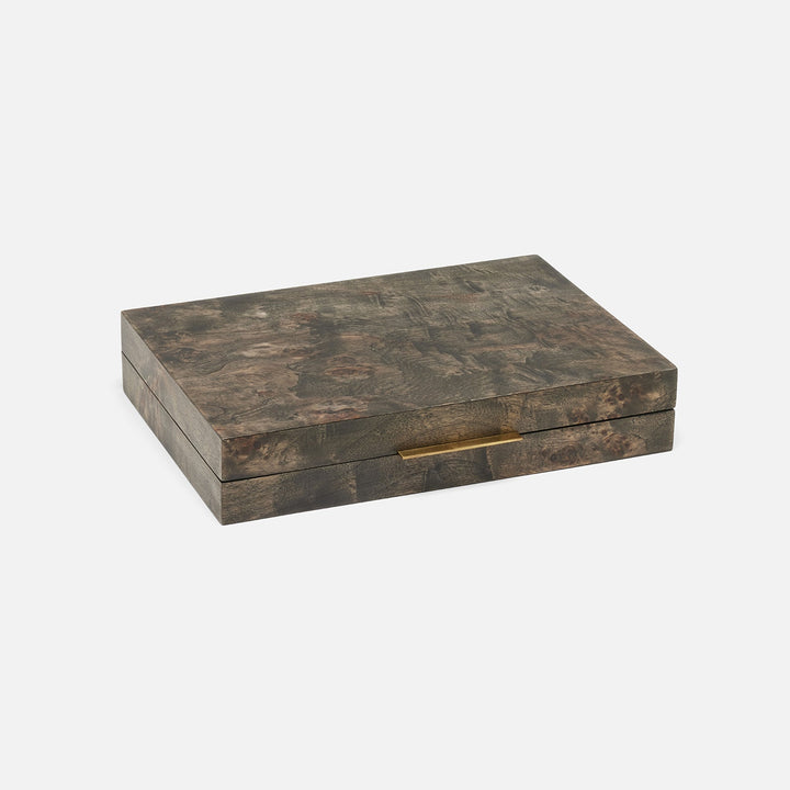 Windsor, Ash Gray, Backgammon, Game Set, Small, Mappa Burl