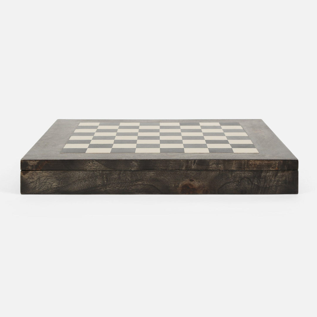 Windsor, Ash Gray, Chess Game Set, Mappa Burl