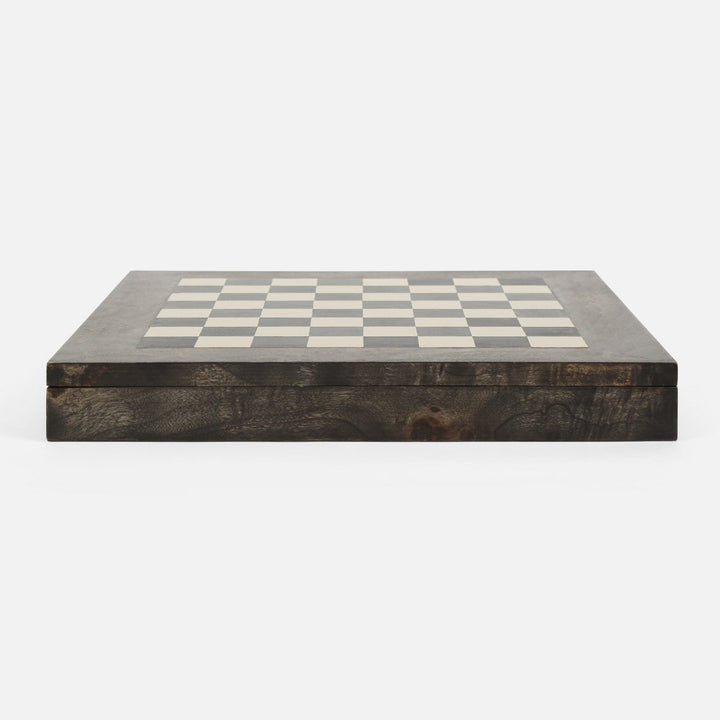 Windsor, Ash Gray, Chess Game Set, Mappa Burl