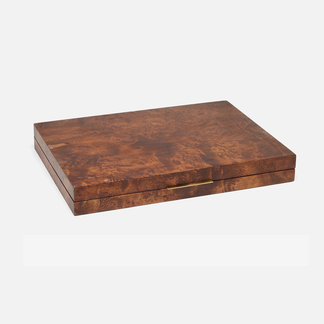 Windsor, Dark Honey, Backgammon Game Set, Large, Mappa Burl