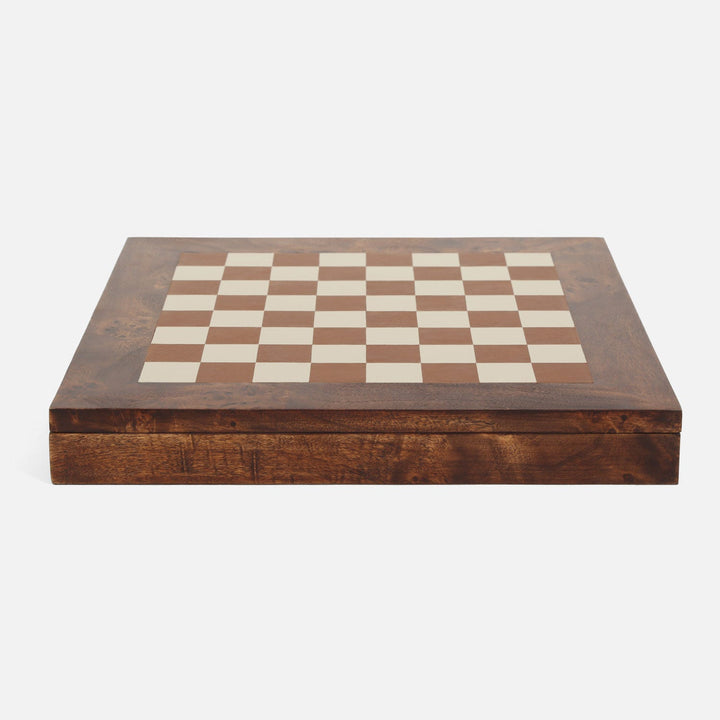 Windsor, Dark Honey, Chess Game Set, Mappa Burl