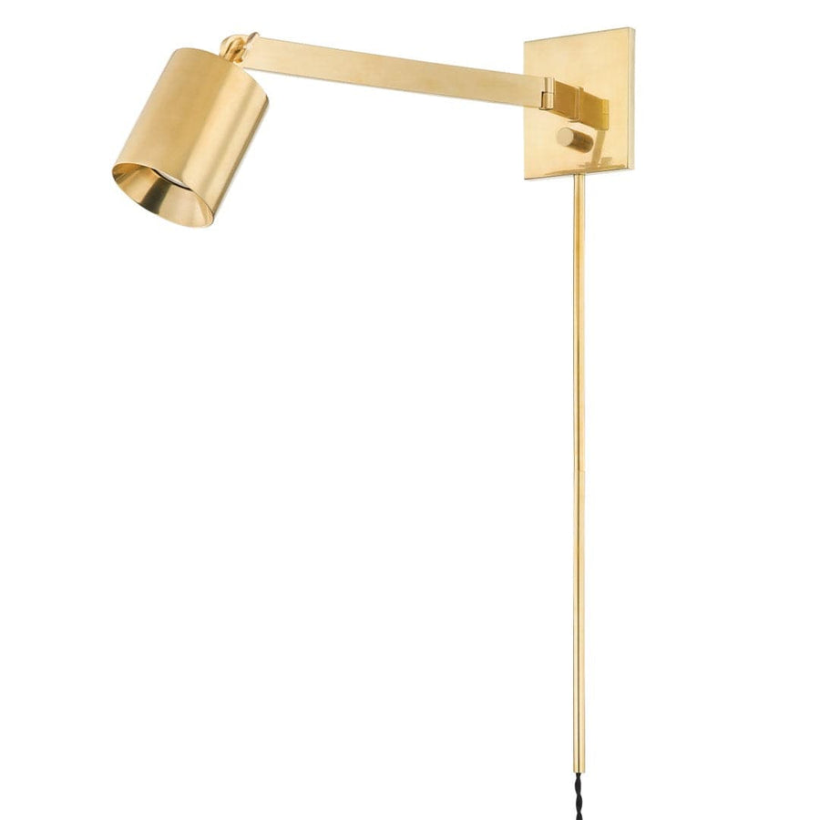 Highgrove Sconce-Hudson Valley-HVL-MDS1701-AGB-Wall LightingBrass-1-France and Son