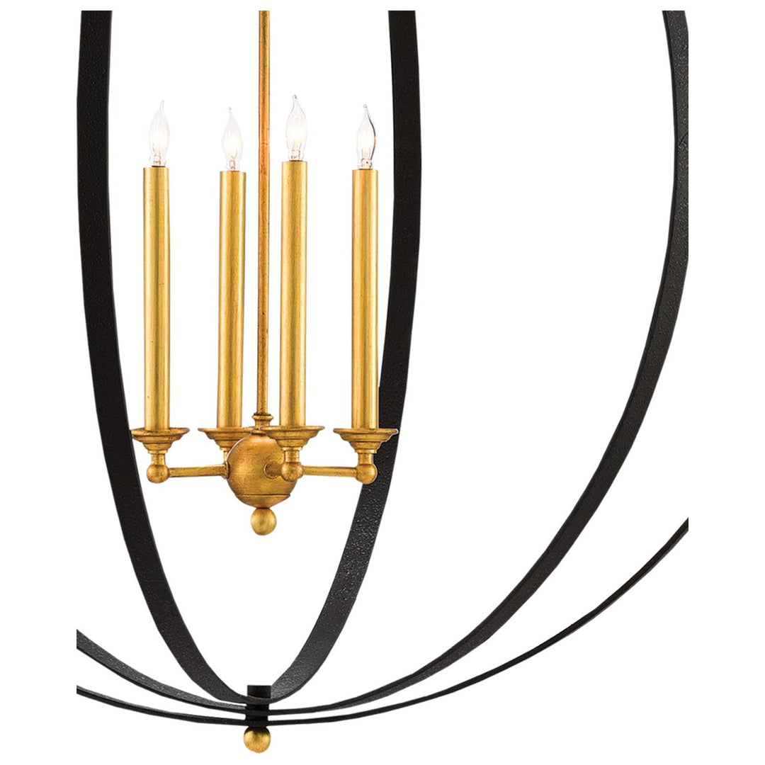 Ogden Black Orb Chandelier