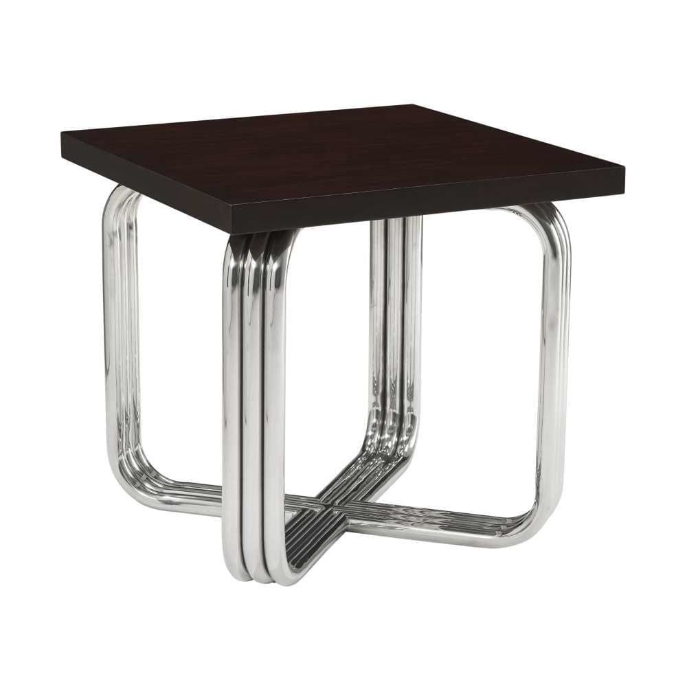 Hudson St. Glass Accent Table-Theodore Alexander-THEO-RL50032-Side TablesWood-2-France and Son