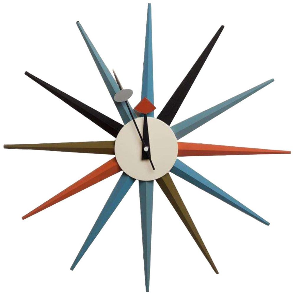 Nelson Sunburst Clock