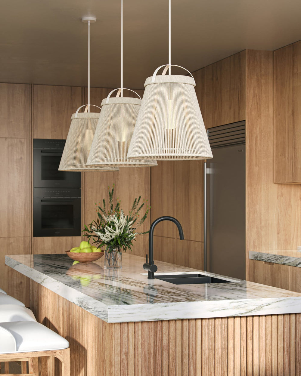 Pendants Parnell Medium White Pendant