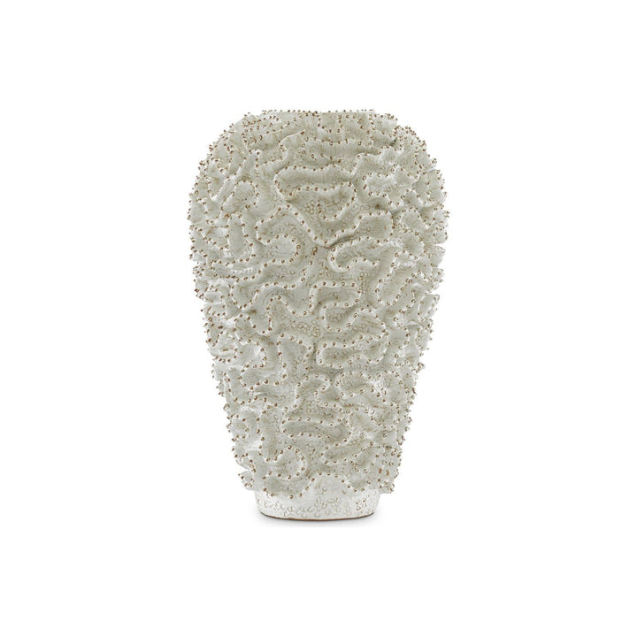 Swirl Large White Vase