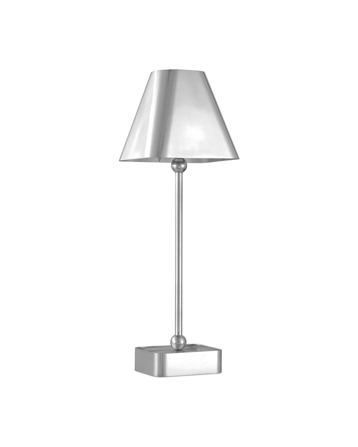 Table Lamps Gadabout Nickel Cordless Table Lamp