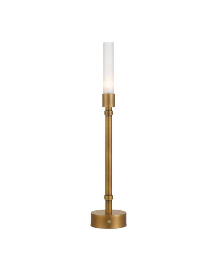 Table Lamps Paseo Brass Cordless Table Lamp