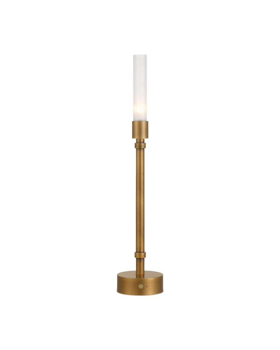Table Lamps Paseo Brass Cordless Table Lamp